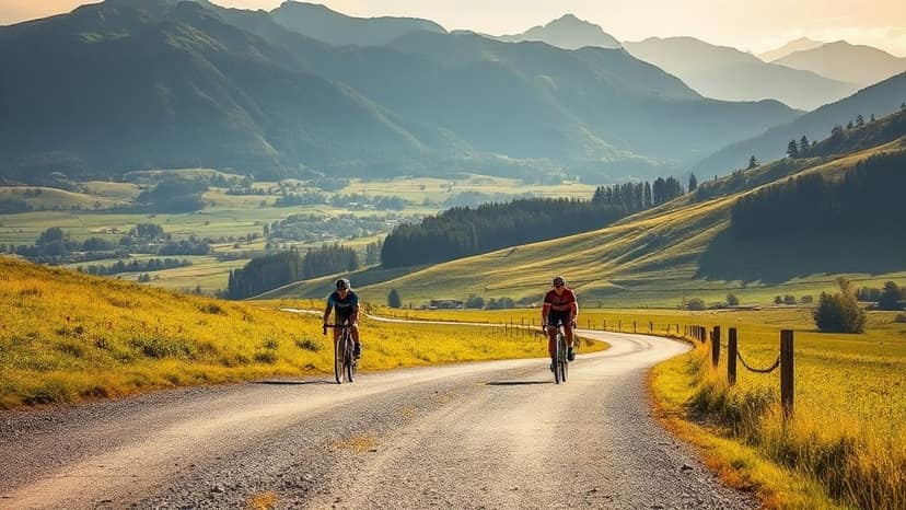 The Majestics: cycling race at Villarssur Ollon, Switzerland