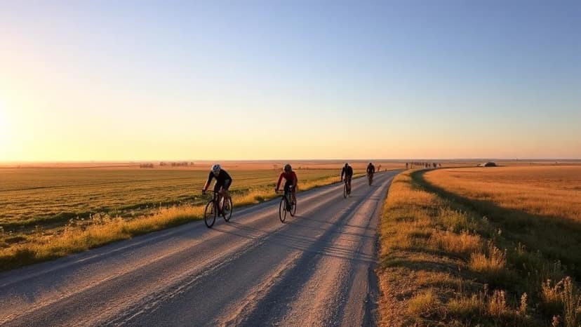 The Mid South: cycling race at Stillwater, United States