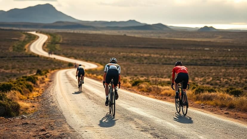 Vuelta Ciclista a Lanzarote: cycling race at Tinajo, Spain