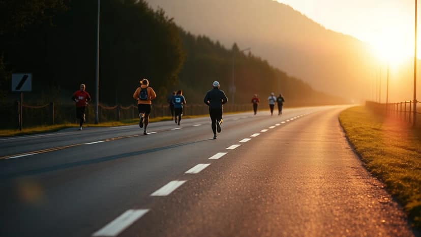 3 Country Sparkasse Marathon: running race at Bregenz, Austria