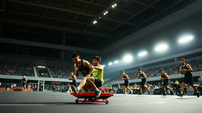 24/7 FITNESS HYROX Sanya: hyrox race at Sanya, China