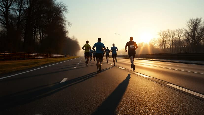 48th Warsaw Marathon: running race at Warsaw, Poland