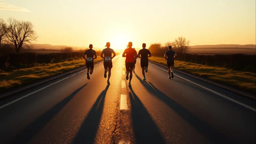 Abbott Longford Marathon: running race at County Longford, Ireland
