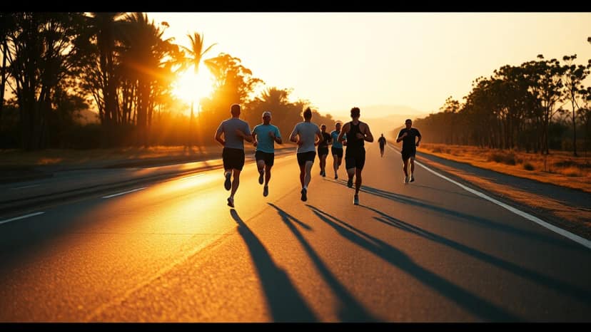 Airlie Beach Marathon Festival: running race at Queensland, Australia