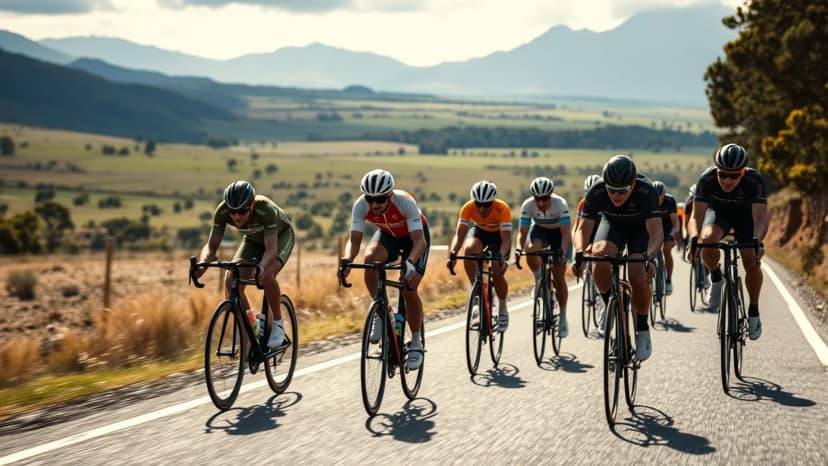 Around The Pot: cycling race at Swellendam, South Africa