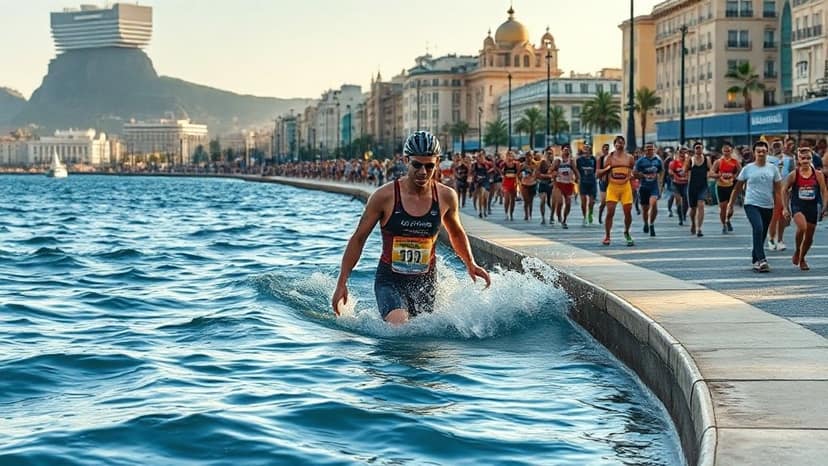 Challenge Mogán Gran Canaria: triathlon race at Mogán, Spain