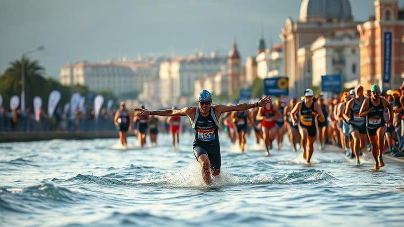 Challenge Vieux Boucau: triathlon race at Vieux-Boucau-les-Bains, France