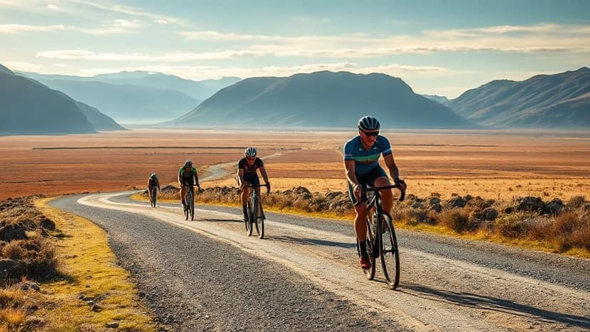 GFNY Chile: cycling race at Valparaíso, Chile