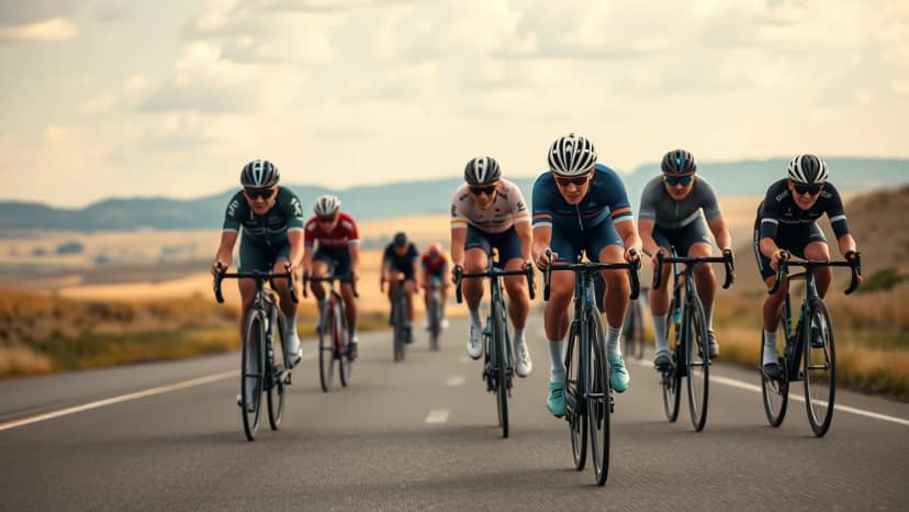 GRUSK: cycling race at Circleville, United States