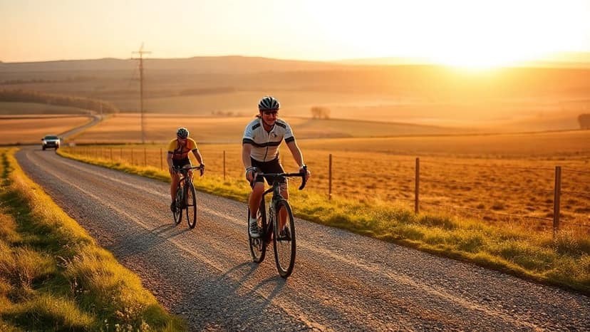 Harm Takke Gravelride: cycling race at Dinxperlo, Netherlands