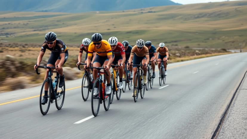 Heck of the North: cycling race at Two Harbors, United States