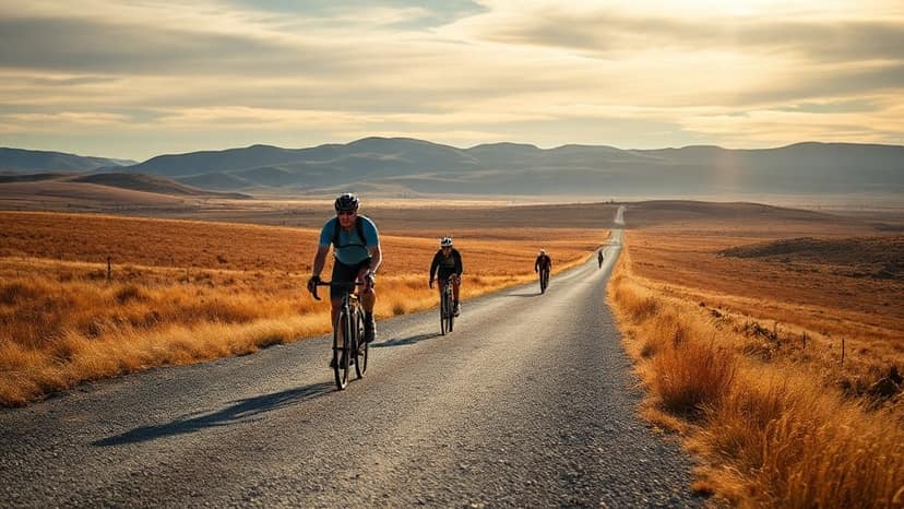 Hibernator: cycling race at Laona, United States
