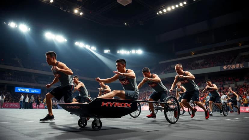 TAOBAOSHANGOU HYROX Chengdu: hyrox race at Chengdu, China