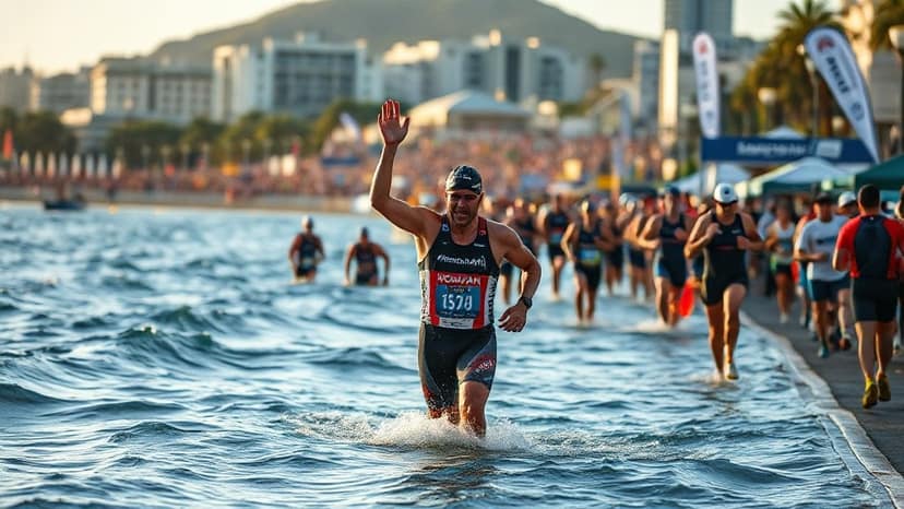 IRONMAN Western Australia: triathlon race at Busselton, Australia