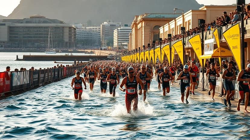 IRONMAN Lanzarote: triathlon race at Lanzarote, Spain