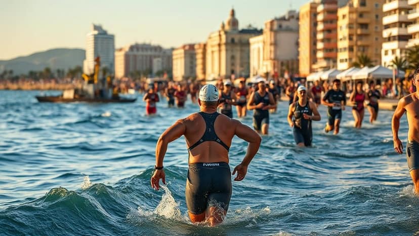 IRONMAN Málaga: triathlon race at Málaga, Spain