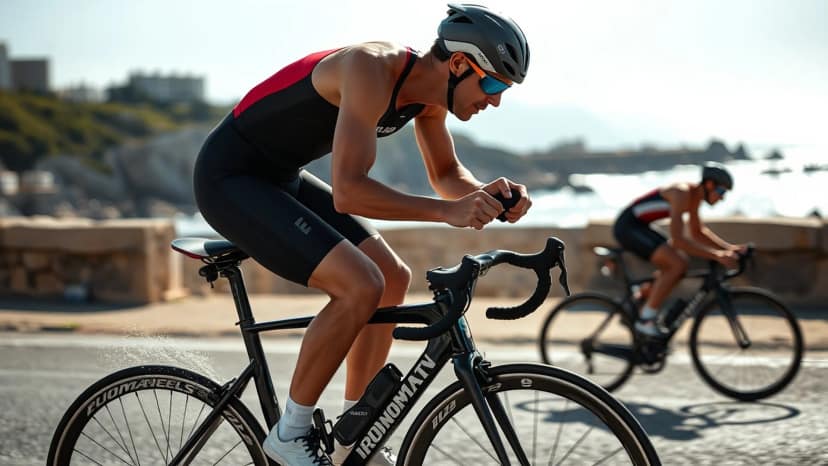 IRONMAN France: triathlon race at Nice, France