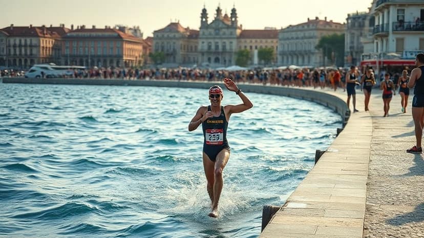 IRONMAN Poreč: triathlon race at Porec, Croatia