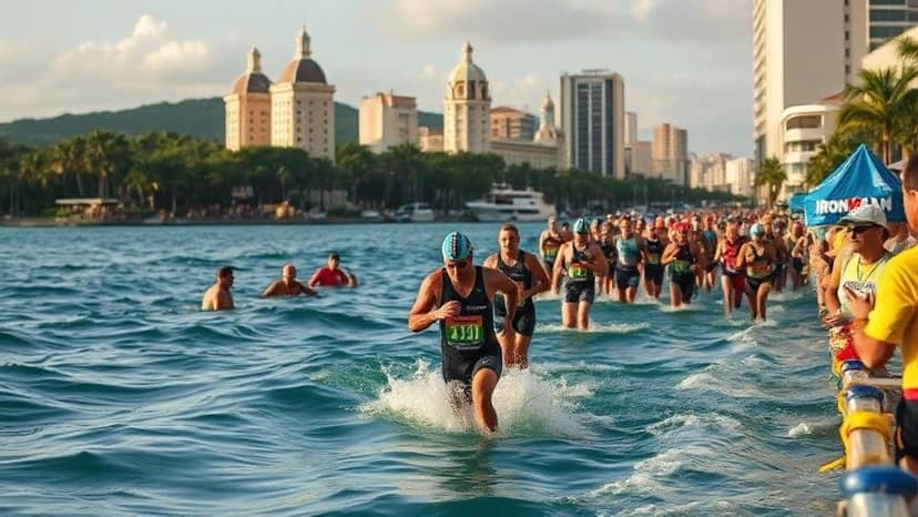 IRONMAN Cozumel: triathlon race at Cozumel, Mexico