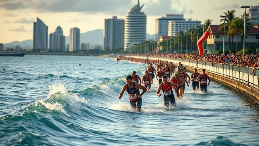 IRONMAN Philippines: triathlon race at Lapu Lapu City, Philippines