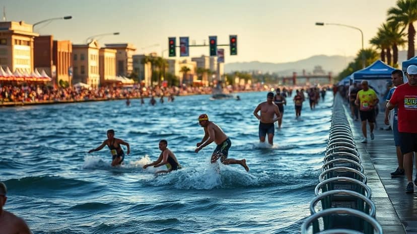 IRONMAN California: triathlon race at Sacramento, United States
