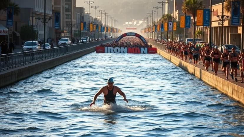 IRONMAN Santa Cruz: triathlon race at Santa Cruz, United States