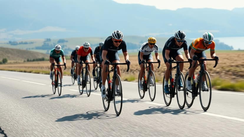 King of the Lake: cycling race at Lake Constance, Germany
