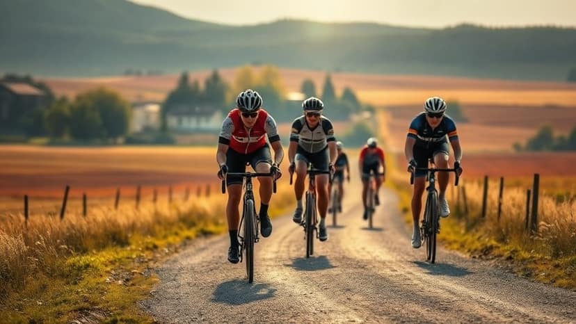 La Bocage Gâtinais: cycling race at Egreville, France