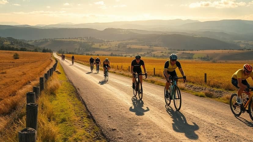 La Drômoise: cycling race at Drome, France