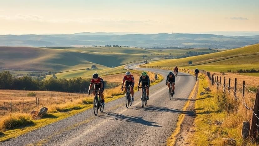 La Lapébie: cycling race at Bagnèresde Luchon, France