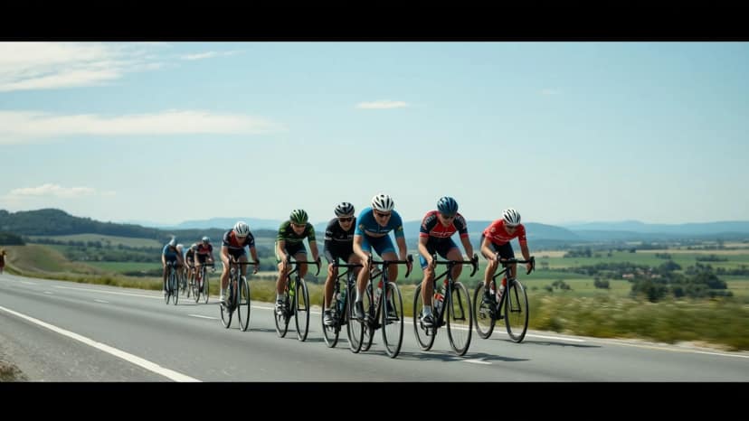 La Sancy Arcen Ciel by Laurent Brochard: cycling race at Chambon Sur Lac, France