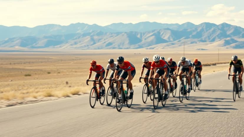 Mammoth Gran Fondo: cycling race at Mammoth Lakes California, United States