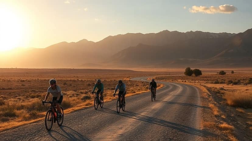 Mammoth TUFF: cycling race at Mammoth Lakes CA, United States