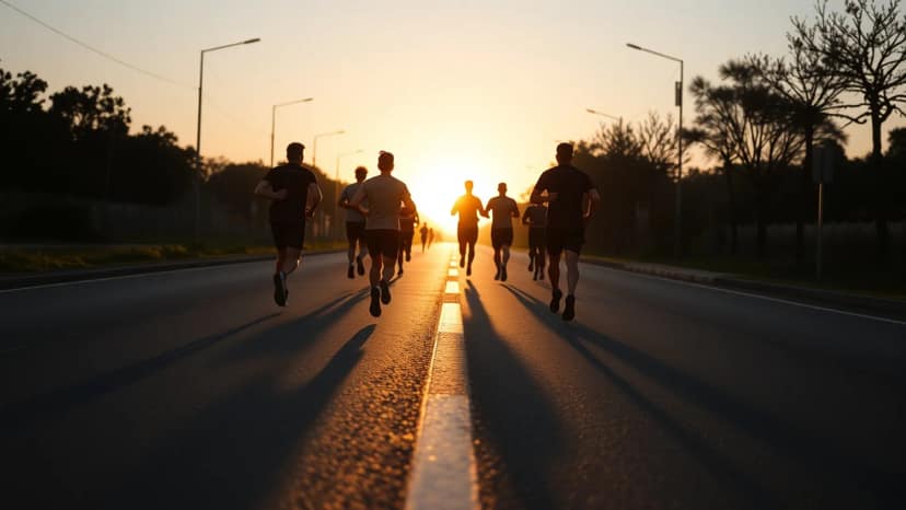 Maratón León: running race at León, Mexico