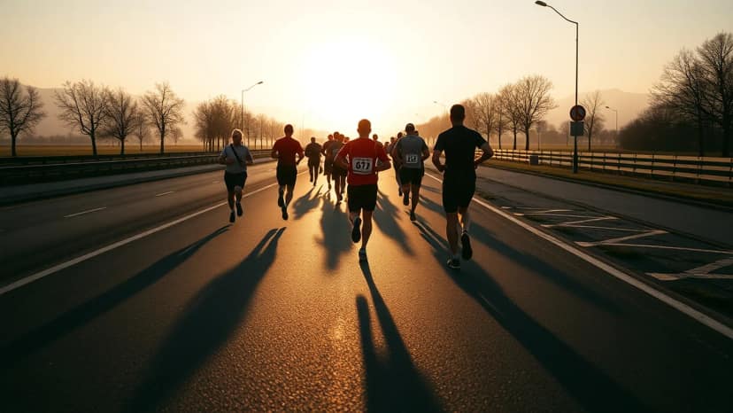 Maratonina Città di Udine: running race at Udine, Italy