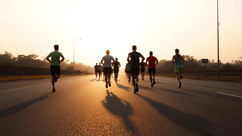NMDC Hyderabad Marathon powered by IDFC FIRST Bank: running race at Hyderabad, India