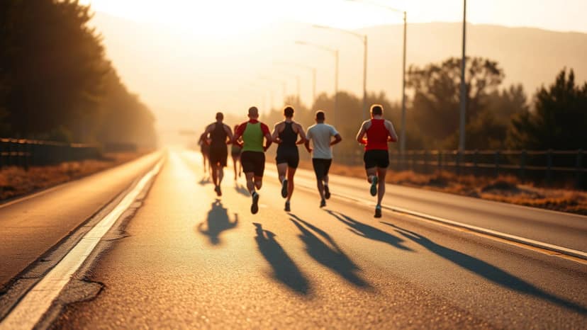 Ohme-Hochi 30km Road Race & 10km: running race at Ōme, Japan