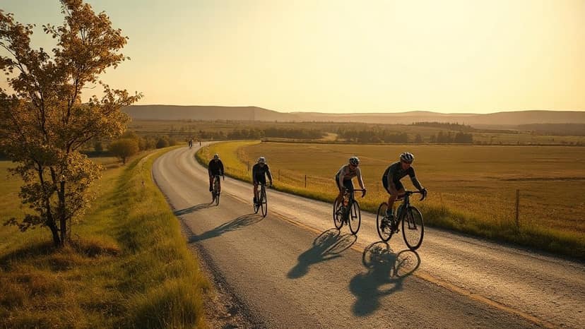 Peninsula Century Fall Challenge: cycling race at Sister Bay Wisconsin, United States