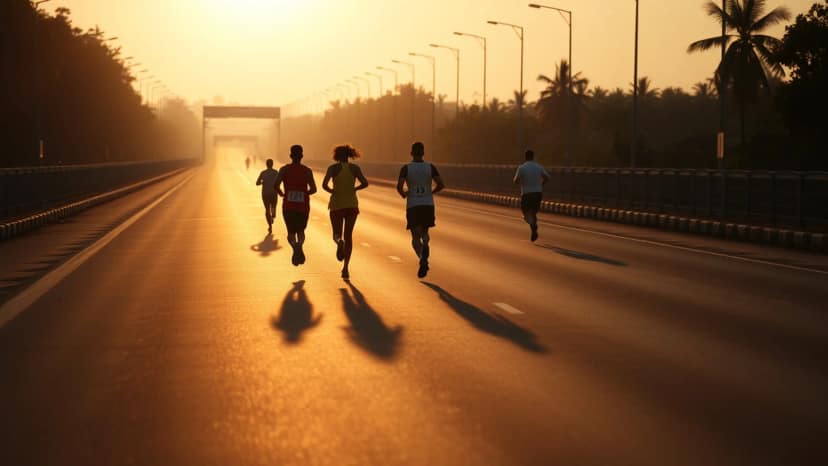Sihanoukville International Half Marathon: running race at Preah Sihanouk, Cambodia