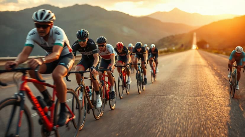 Storm Riders: cycling race at São Paulo, Brazil