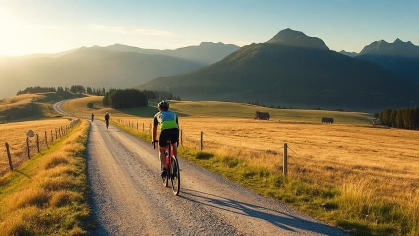 The Majestics: cycling race at Villarssur Ollon, Switzerland