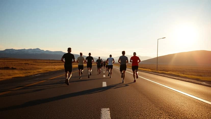 Tórshavn Marathon: running race at Tórshavnar kommuna, Faroe Islands