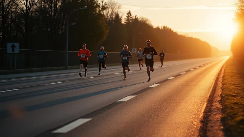Vilnius Marathon: running race at Vilnius, Lithuania